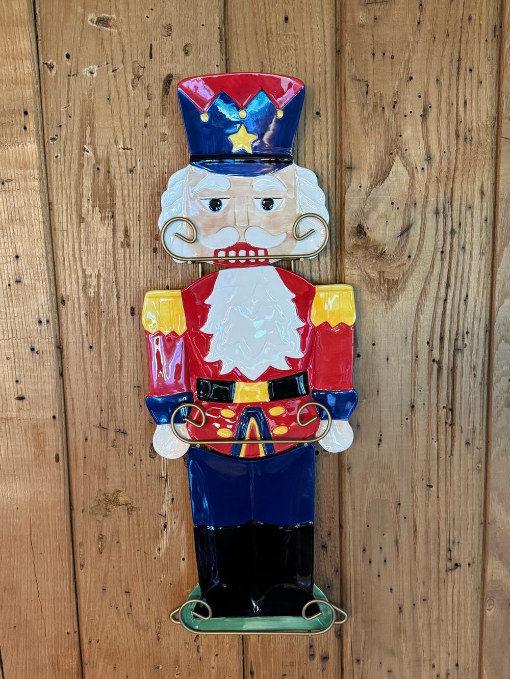 Roman 2003 Nutcracker Soldier 3-Piece Ceramic Wall Decor